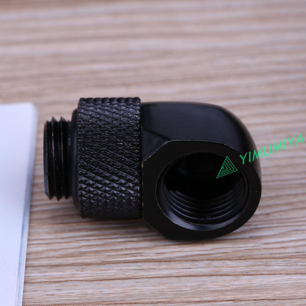 Đầu nối ống nước tản nhiệt 90 độ hai ren G1/4