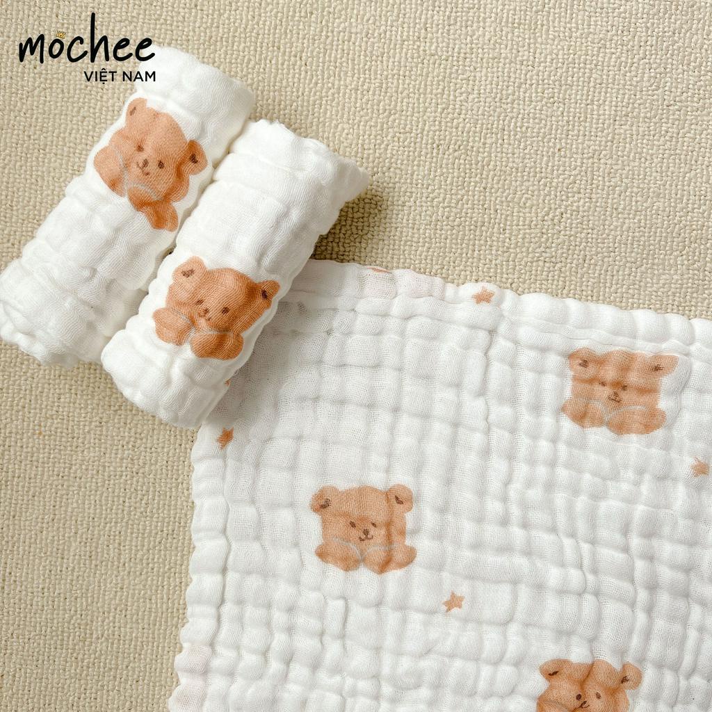 SET KHĂN SỮA VẢI XÔ NHĂN MOCHEE