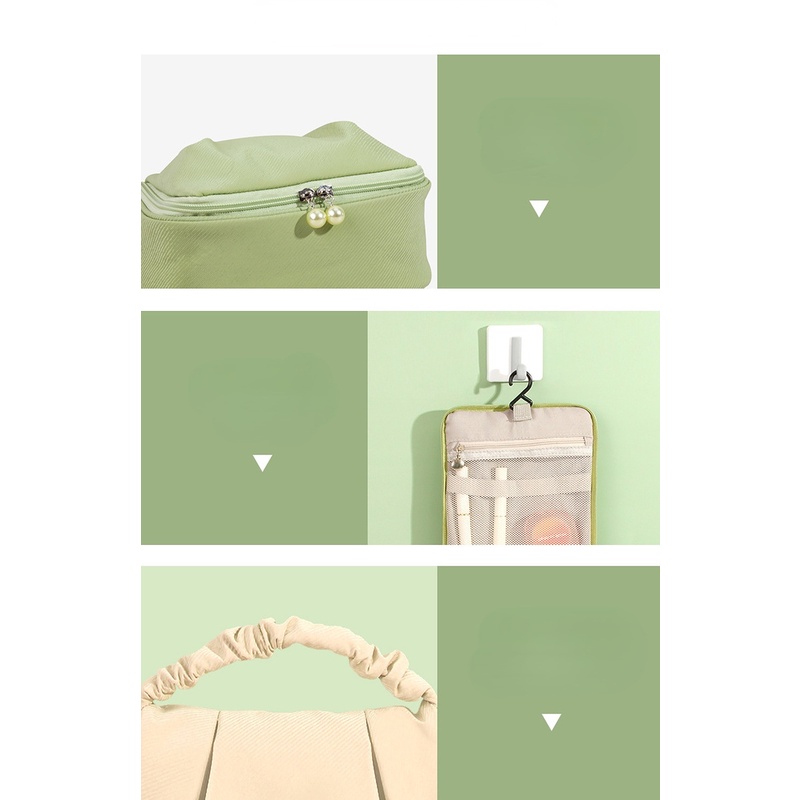 Túi Đựng Mỹ Phẩm Du Lịch Có Móc Treo Thời Trang