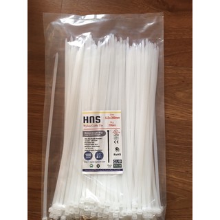 Túi 250 sợi dây rút nhựa, dây thít, Lạt nhựa 30cm