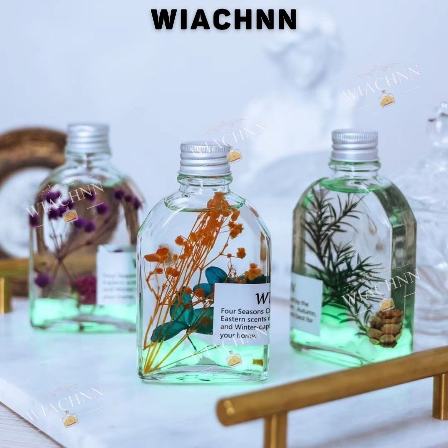 Tinh Dầu Thơm Phòng WIACHNN Phát Sáng Ban Đêm 100ml Tự Khuếch Tán Hương Khử Mùi Không Khí P0