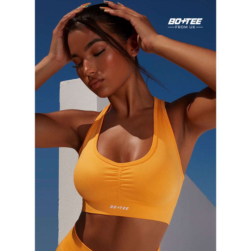 Bo+Tee - Áo bra thể thao dây chéo lưng, áo tập gym, yoga, dance