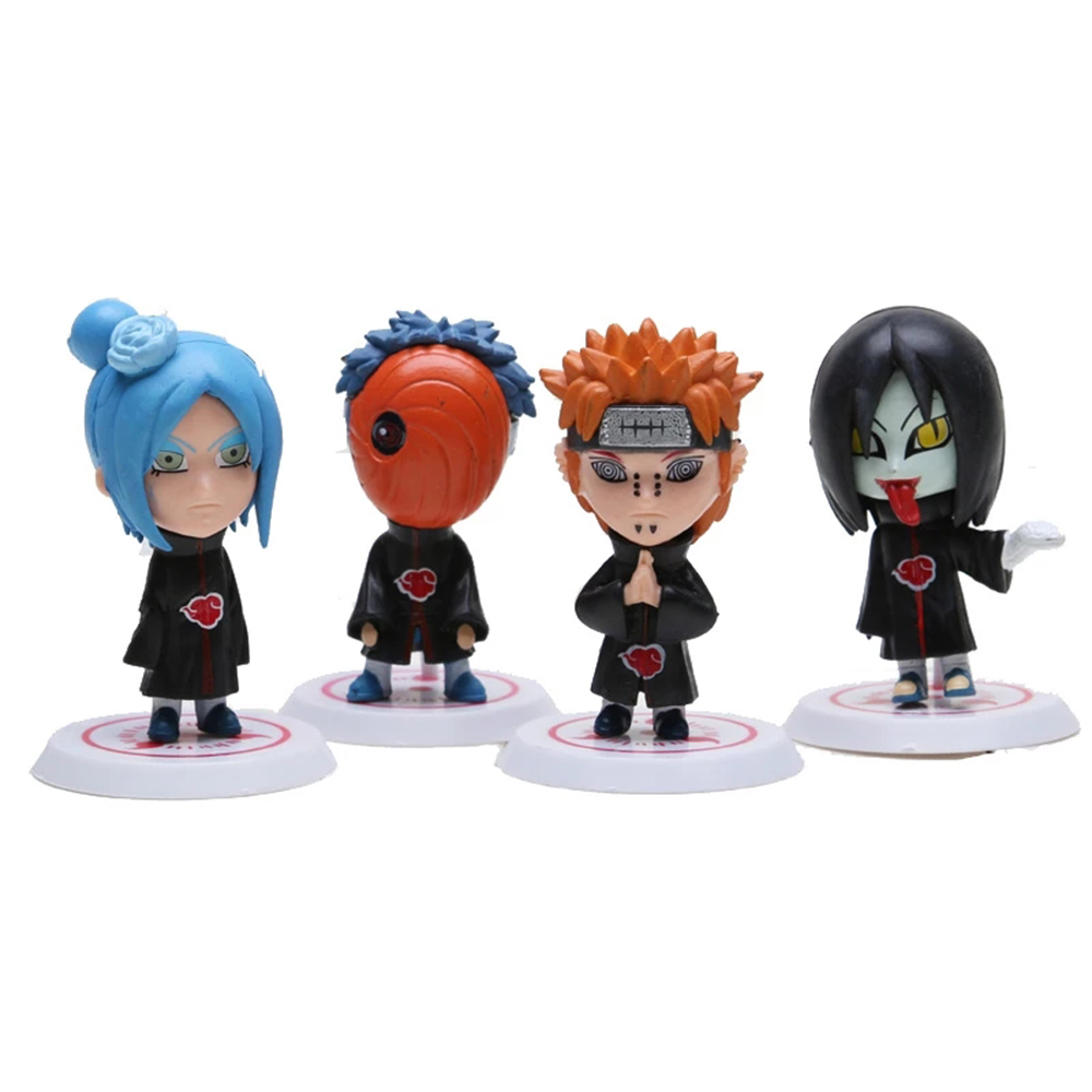 Set 11 Mô Hình Nhân Vật Phim Hoạt Hình Naruto Bằng Pvc