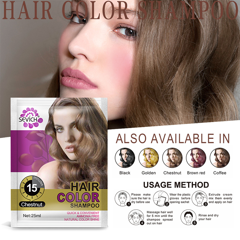[Hàng mới về] Dầu Gội Nhuộm Tóc Sevich Nhanh Chóng Lâu Bền 5 Màu Tùy Chọn | BigBuy360 - bigbuy360.vn