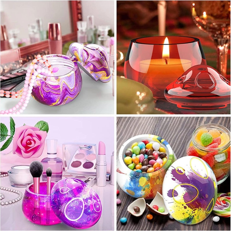 Khuôn Làm Trang Sức Hình Lọ Nấm Trong Suốt Độc Đáo Diy