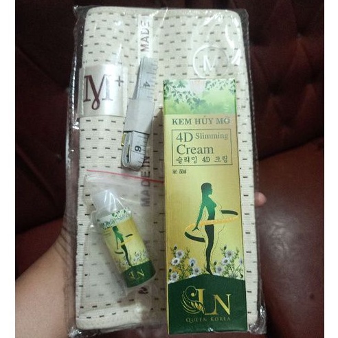 [Chính hãng] Kem hủy mỡ 4D LN (Tặng tinh dầu + thươc dây)