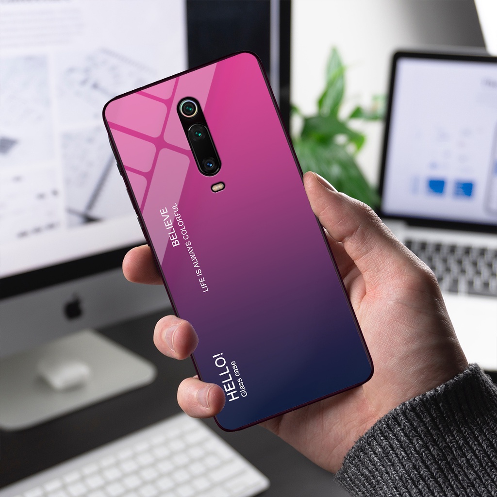 Ốp điện thoại Xiaomi Redmi K20, K20 Pro - Gradient edition, chất liệu kính cường lực