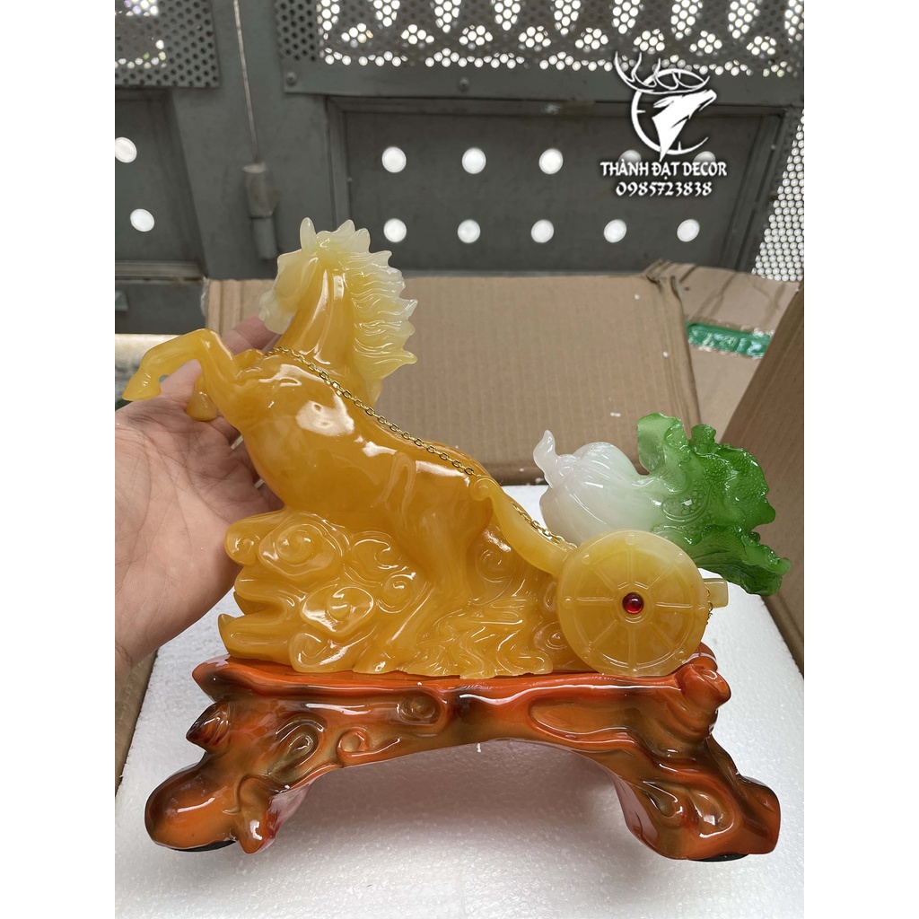 Tượng Ngựa Phong Thủy Dành Cho Người Tuổi Ngọ, Trang Trí Nhà Cửa, Quà Tặng Tân Gia Khai Trương, Mã Đáo Thành Công.