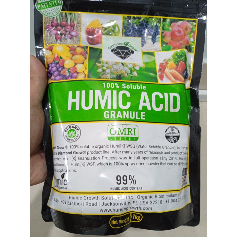 Phân bón kích rễ Humic Acid 99% GRANULE   1kg