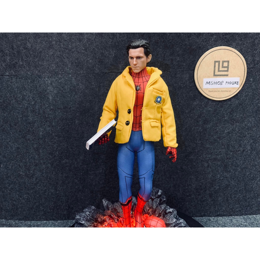 Mô hình tượng Spider man người nhện Crazy toys chính hãng cao 30cm