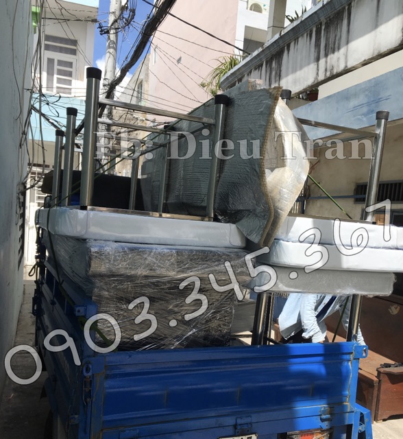 GIƯỜNG SPA INOX ỐNG PHI 50