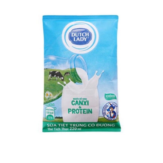 u8 HYHY7 Sữa tươi bịch cô gái Hà Lan (Dutch Lady) 220ml - sở hữu con đường 4 u8