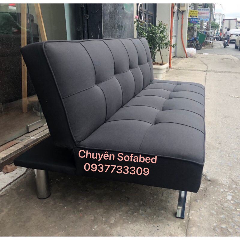 Sofa bed - Sofa giường màu đen dài 1m7