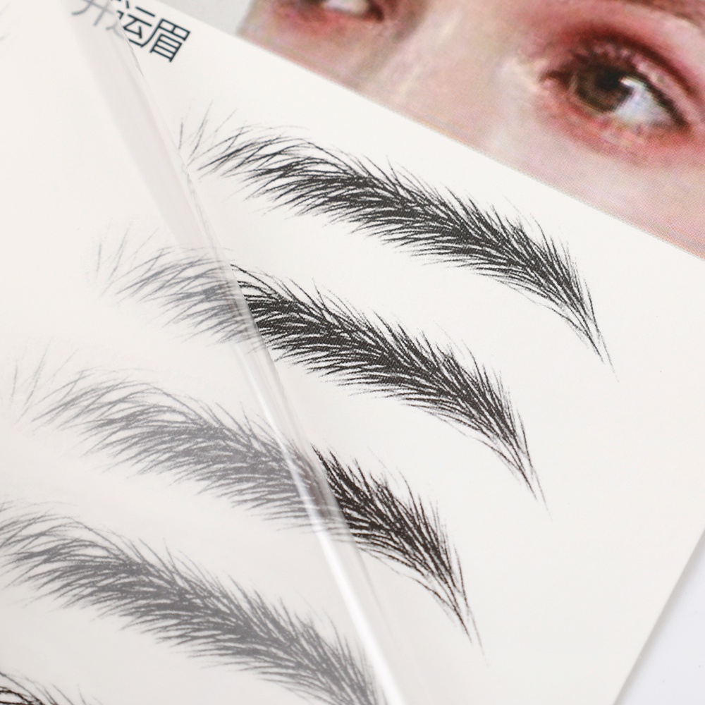 Miếng Dán Hình Xăm Chân Mày 4D Lâu Trôi Tự Nhiên Chống Thấm Nước