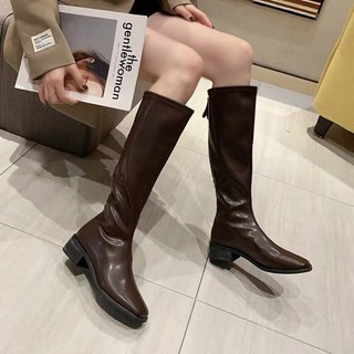 [Hàng order] Boot đùi nữ đế 4p thời trang thu đông 2020( kèm ảnh thật)