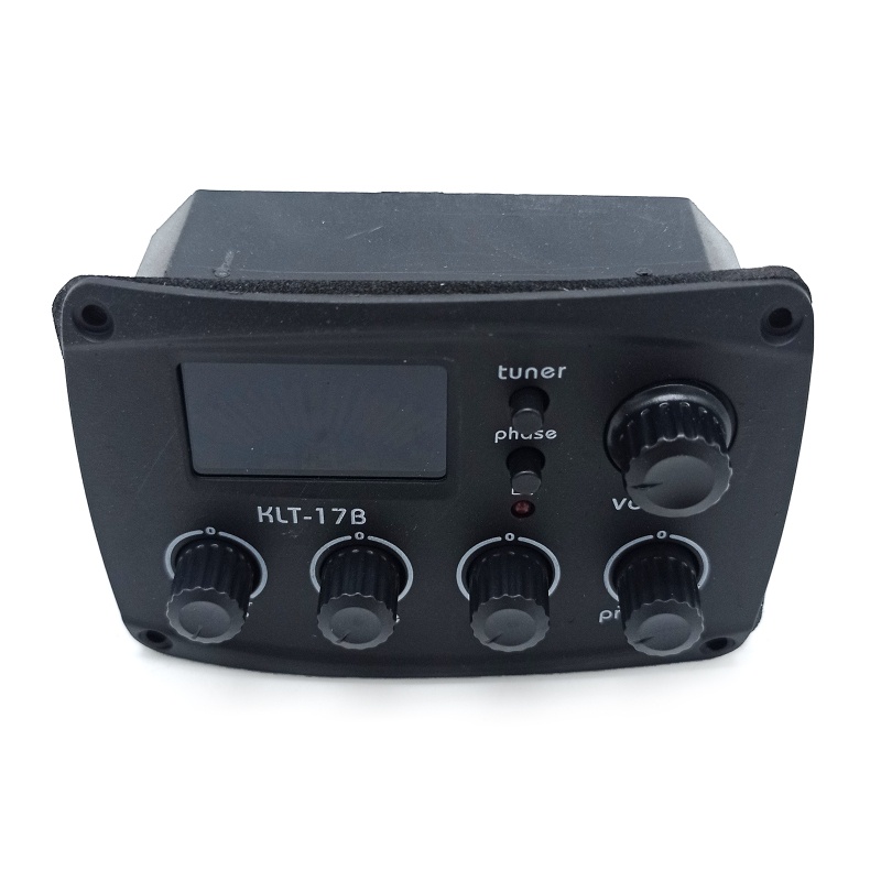 Youn Guitar Pickup Piezo Pickup 4 Band Preamp Equalizer Piezo Digital Tuner Pickup