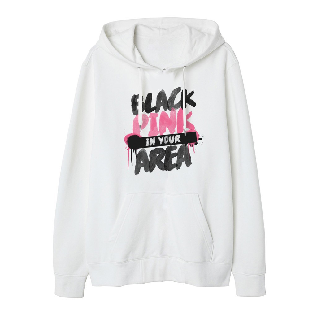 Áo hoodie Black Pink in your Area chất nỉ bông dày ấm | BigBuy360 - bigbuy360.vn