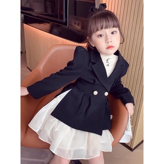 Set vest 2 cúc 3 chi tiết cho bé gái