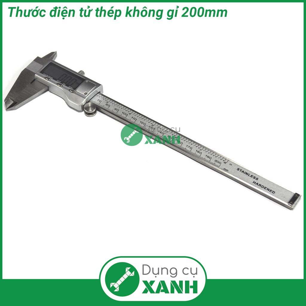 Thước kẹp điện tử 200mm thép không gỉ