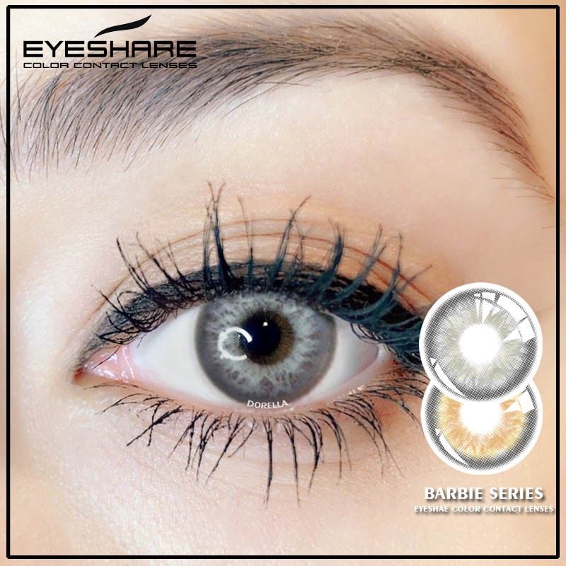EYESHARE [Hàng mới về] 2 Kính áp tròng mềm mại màu sắc chân thực thời trang