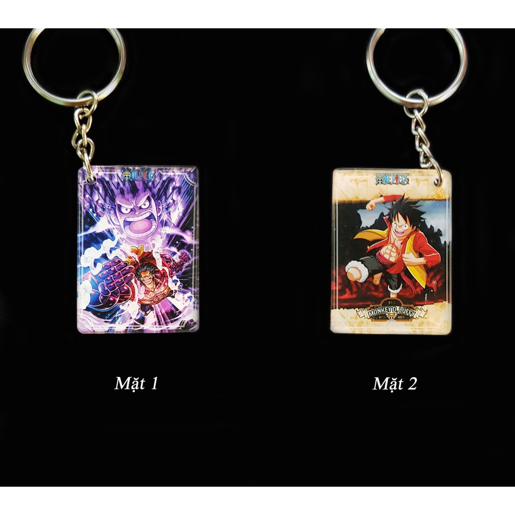 Móc khóa hoạt hình one piece Luffy