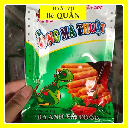 [Siêu Rẻ] Snack ống ma thuật Ba Anh Em Food