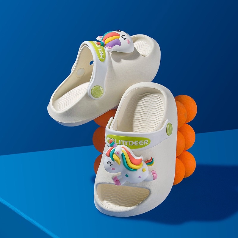Dép sục Melittdeer hở mũi siêu xinh, cực nhẹ cho bé túi zip xịn xò