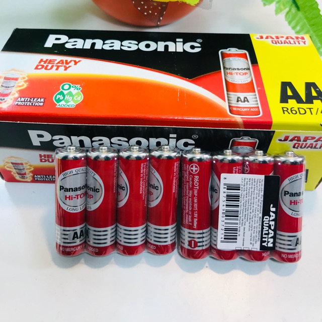 Vỉ 4 viên pin tiểu đỏ Pấnonic nhập khẩu chính hãng 100%