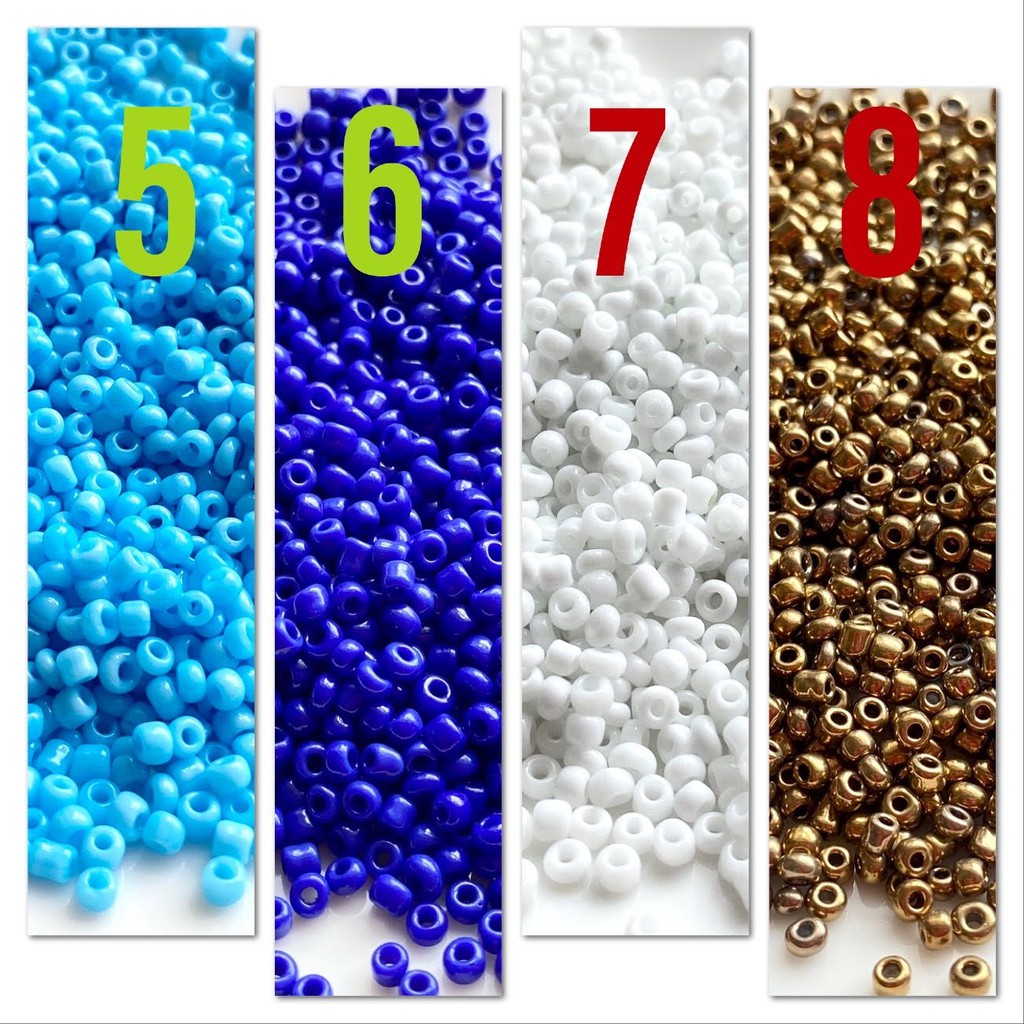 Hạt Cườm Nhỏ Size 2mm Nhiều Màu