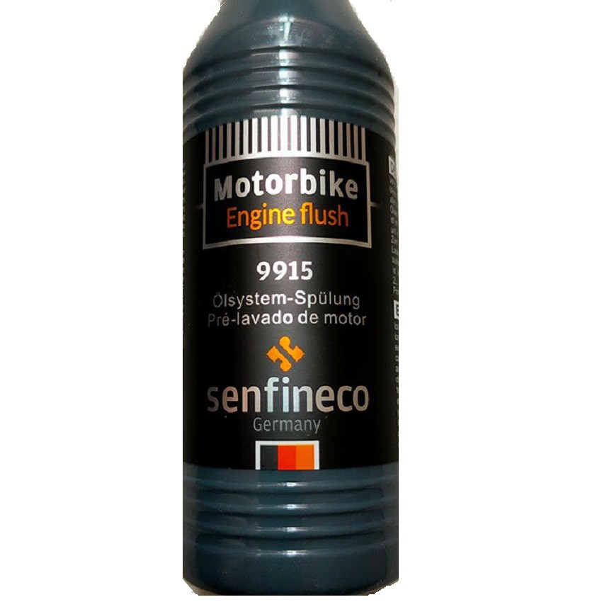 [Súc Rửa Động Cơ Xe Máy] Senfineco 9915 – 100ML Motorbike Engine Flush loại bỏ các cặn bám và chất dơ bên trong động cơ.