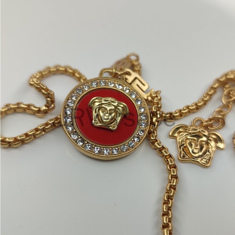 Vòng cổ huy chương Ver Sace ICON Medusa mới