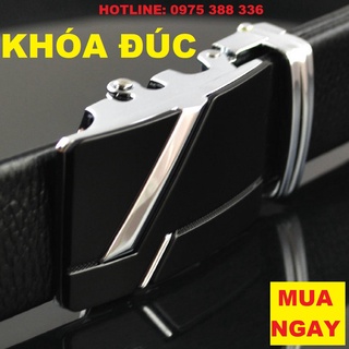 [Dây lưng] Thắt Lưng Da Nam Khóa Cài Da Xịn Cao Cấp. Dây Nịt Nam Da Bò 100% Chính Hãng Baellerry Mạ Vàng Nam Tính GC305