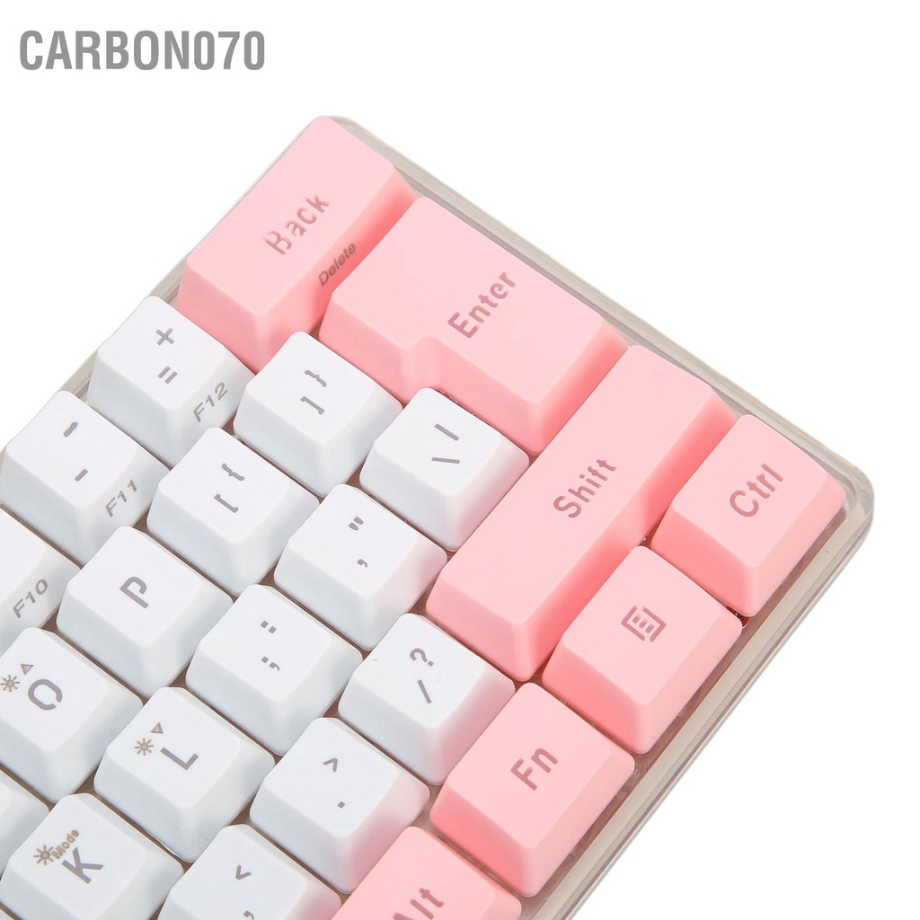 [Hàng Sẵn] Bàn Phím chơi game USB 61 Phím Màu sắc RGB có dây dùng văn phòng【Carbon070】