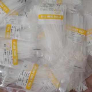 Dây rút nhựa đen & trắng có đủ kích cỡ / chất liệu nhựa polime dẻo dai, bền bỉ chịu lực & chịu nhiệt