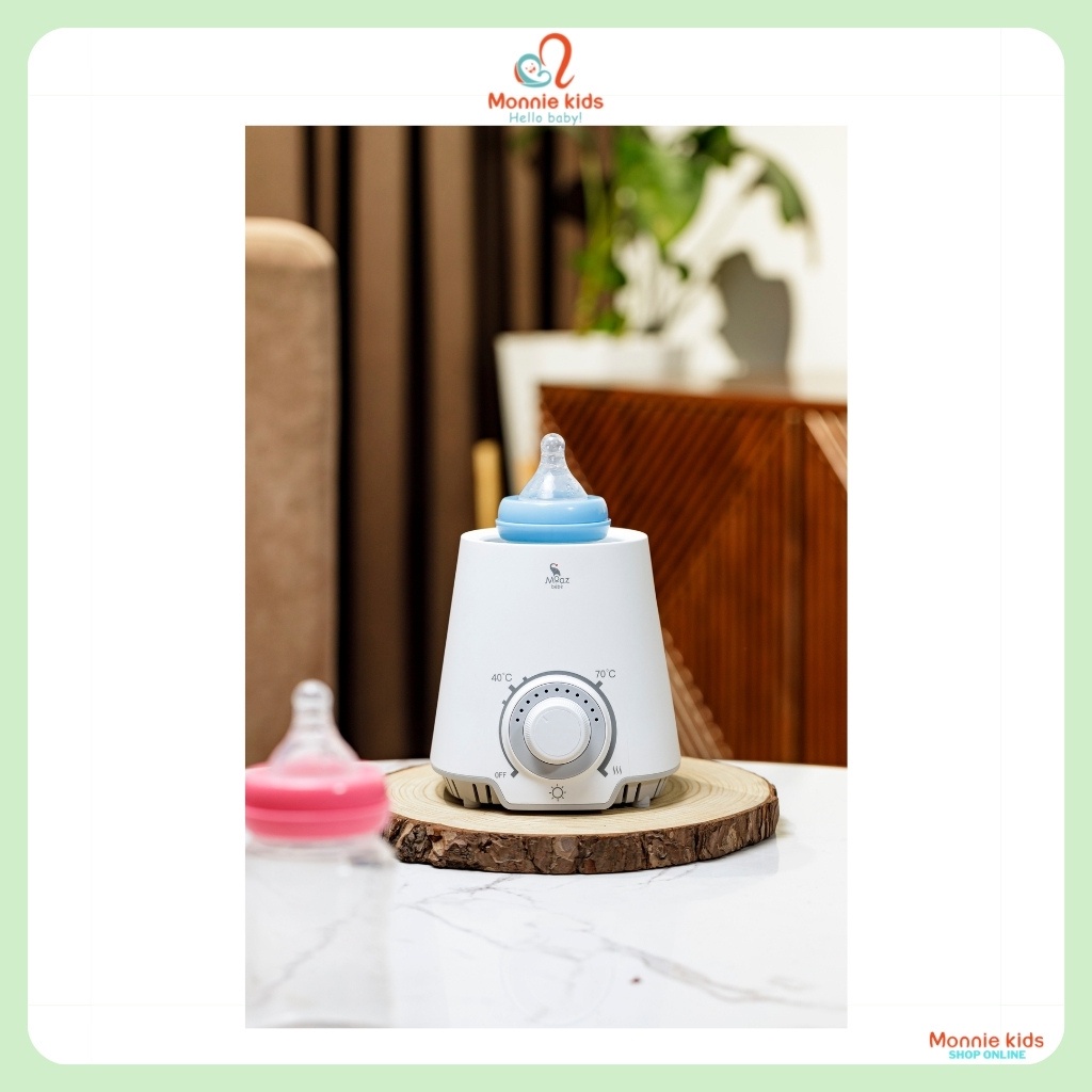 Máy hâm ủ sữa tiệt trùng Moaz Bebe MB039 thông minh cho bé