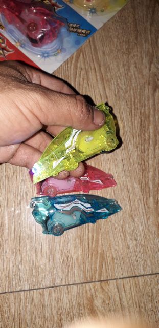 Set 3_siêu xe mô hình mô tô bằng nhựa chạy chớn có đèn Led