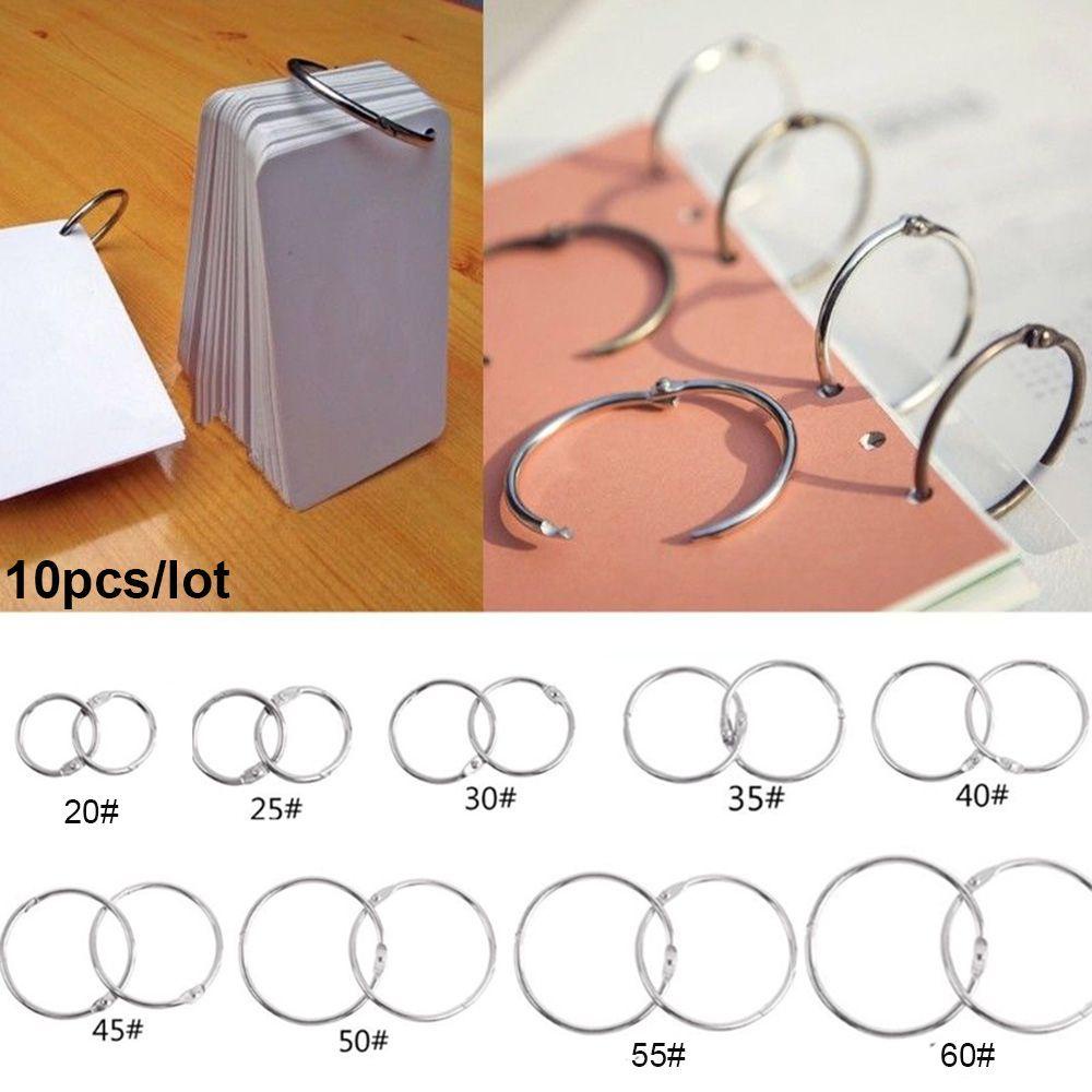LANFY 10 Kẹp Giấy Kim Loại Hình Lá