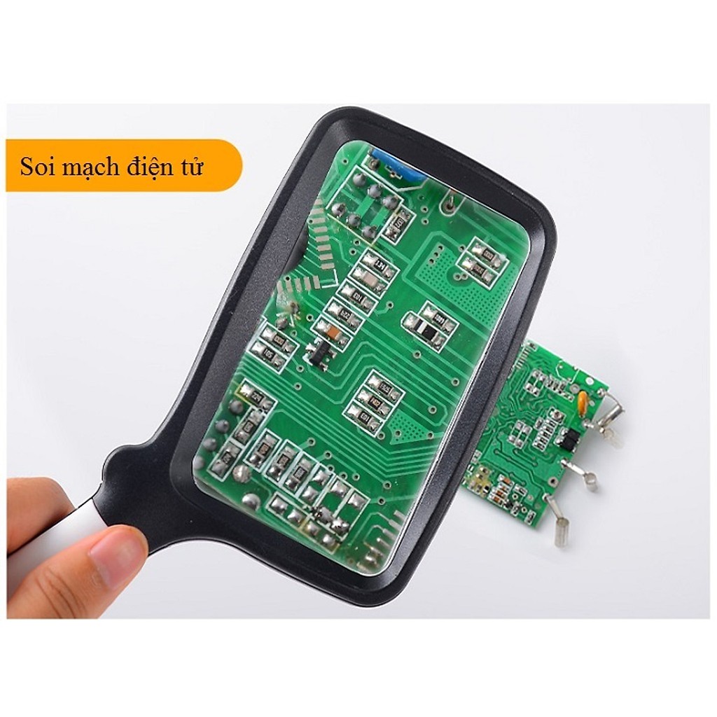 Kính lúp 2X cầm tay có đèn K10863
