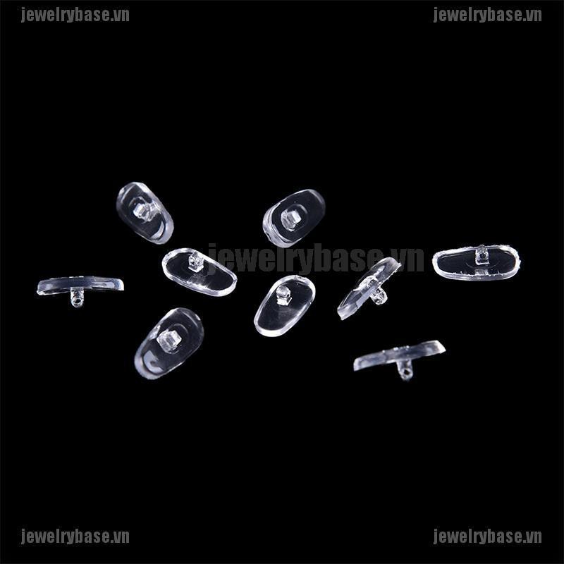 Bộ 50 cặp miếng đệm mũi bằng silicone hình bầu dục cho mắt kính | BigBuy360 - bigbuy360.vn