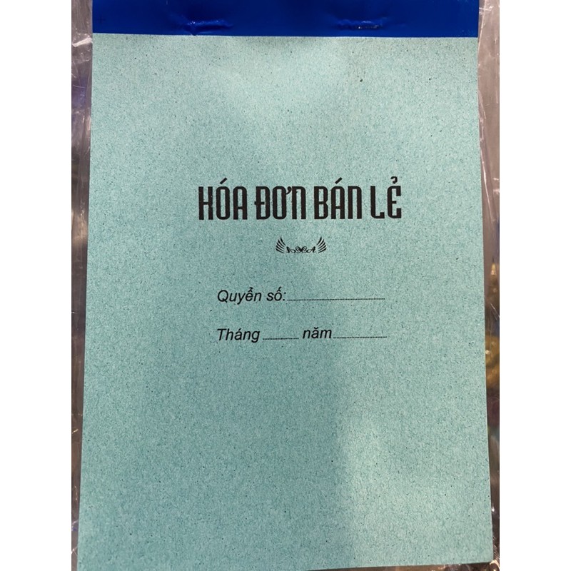 Hoá đơn bán lẻ 1 liên ( cuốn 100 tờ).