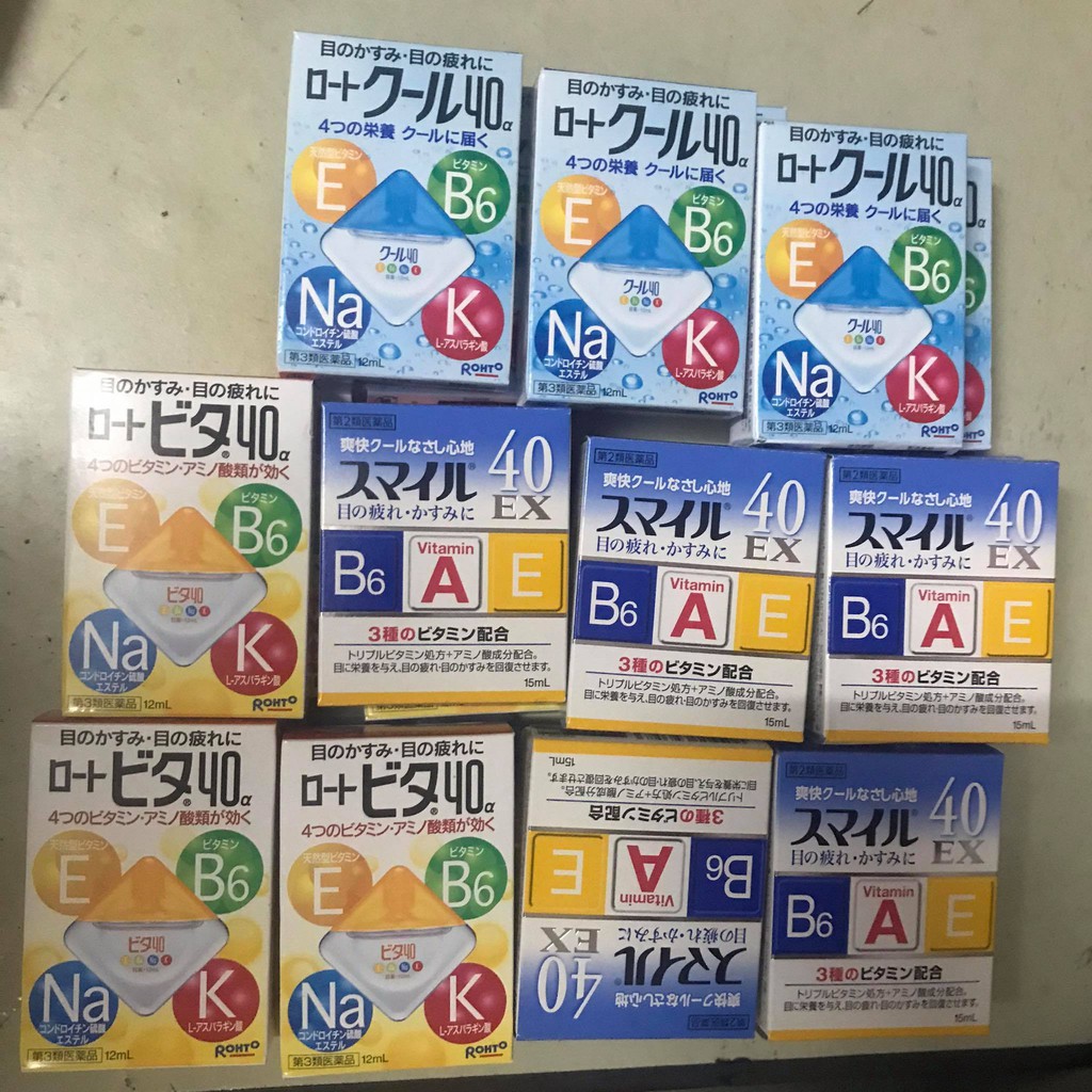 Thuốc nhỏ mắt Rohto Nhật 12ml - Hàng xách tay Nhật đủ bill