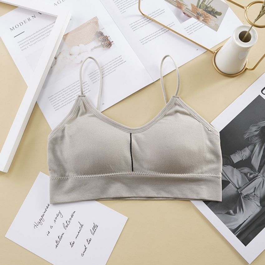 Áo bra nữ nâng ngực chất thun tăm thoải mái sexy cá tính Kèm Mút B7704