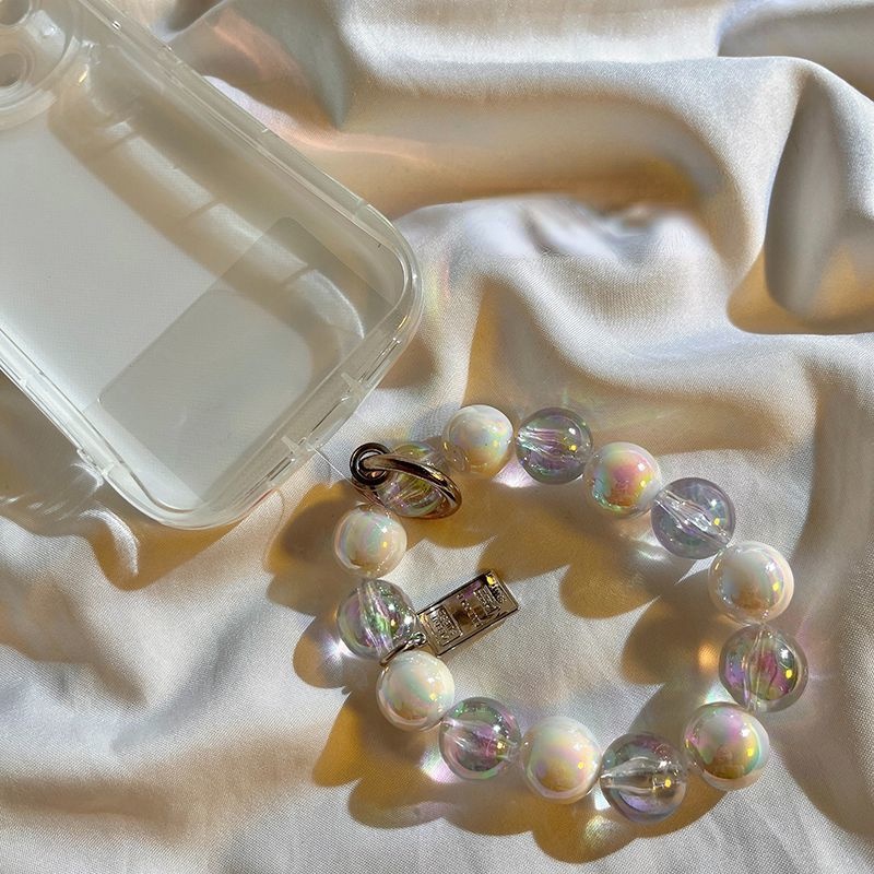 Vòng Tay Chuỗi Hạt Pha Lê Treo Điện Thoại Di Động / Móc Khóa