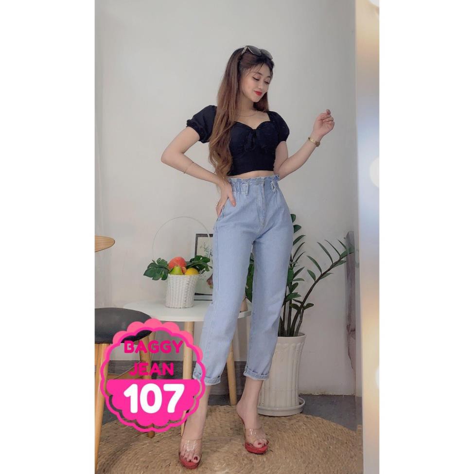 QUẦN BAGGY JEAN LƯNG THUN CỰC CHẤT (BJK107) ⚡100% ẢNH THẬT⚡