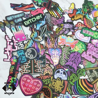 Set sticker/hình dán/decal neon 038.