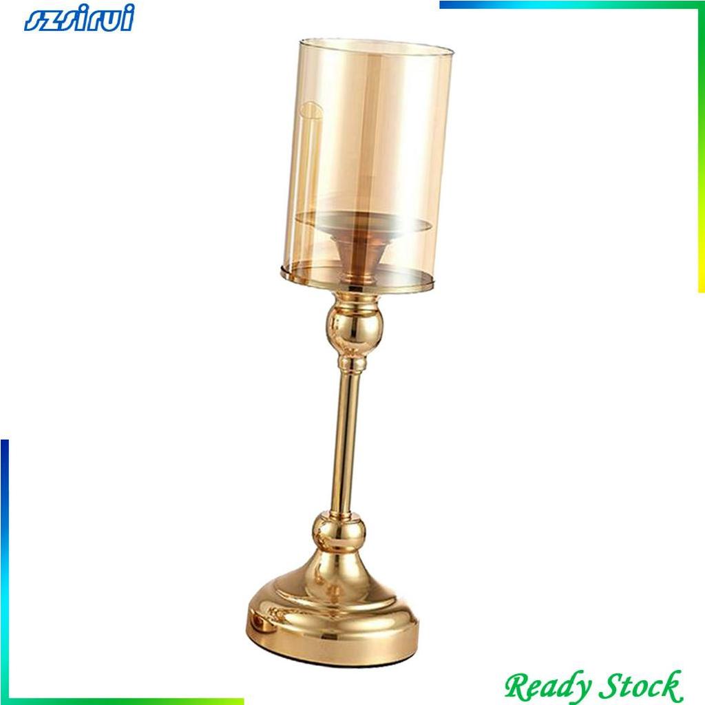 Chân Nến Dạng Hình Trụ Bằng Thủy Tinh Sang Trọng