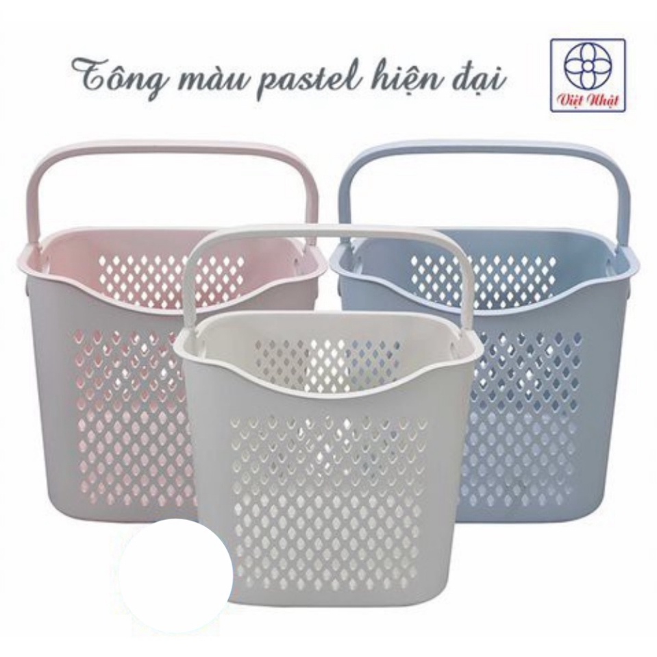 giỏ đựng đồ caro cao, giỏ đựng đồ có quai sách thiết kế hiện đại đẹp mắt 3373