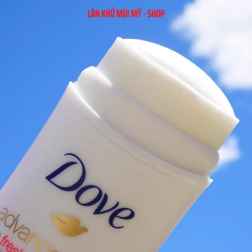 [USA] Lăn Khử Mùi Dove Advanced Care Hương Trái Cây Tươi Mát 74g (Sáp - Nữ)