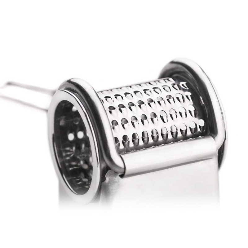 Stainless Steel Rotary Cheese Nut Spice Grater Chocolate Cutter