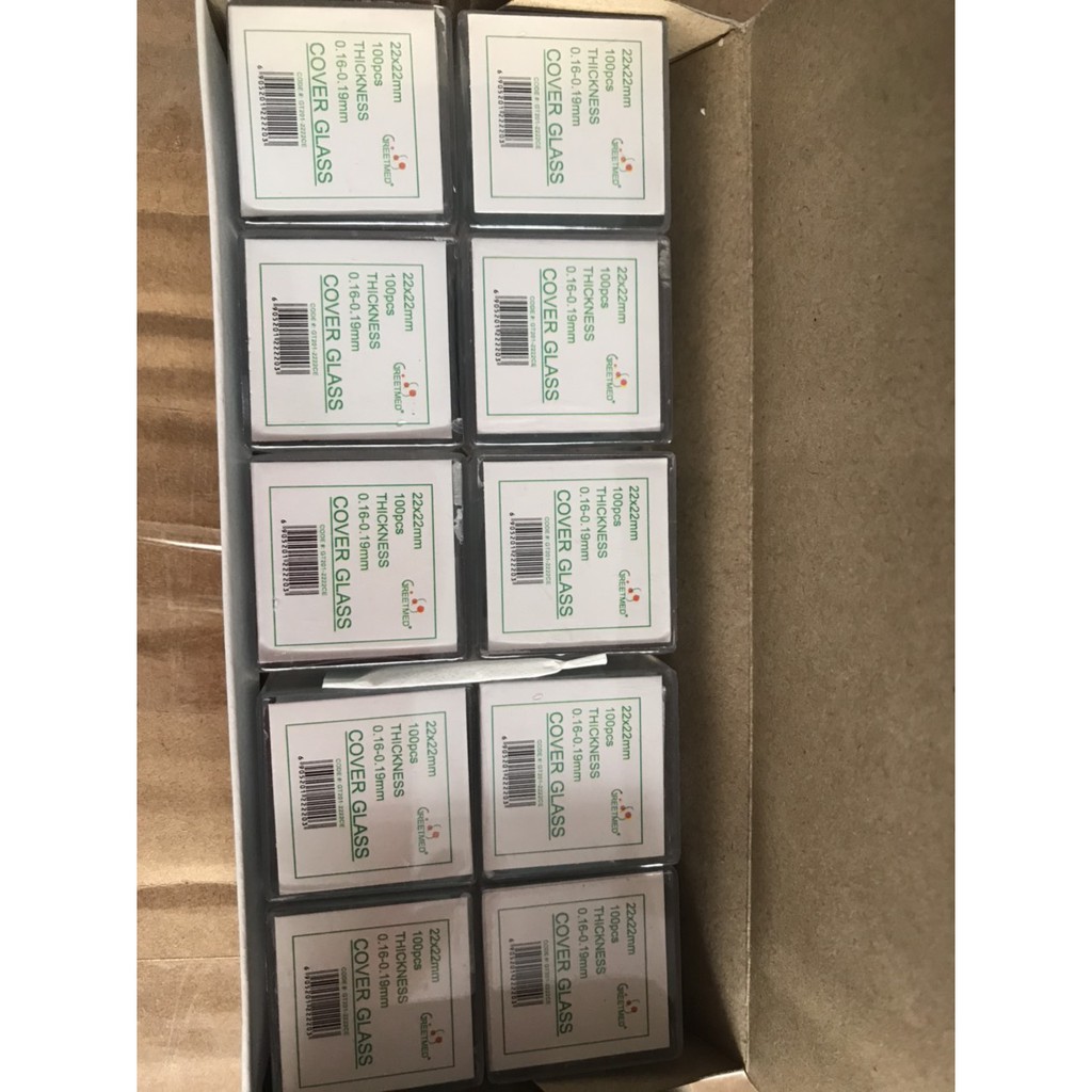 Hộp 100 Lamen 22mmx22mm Greetmed